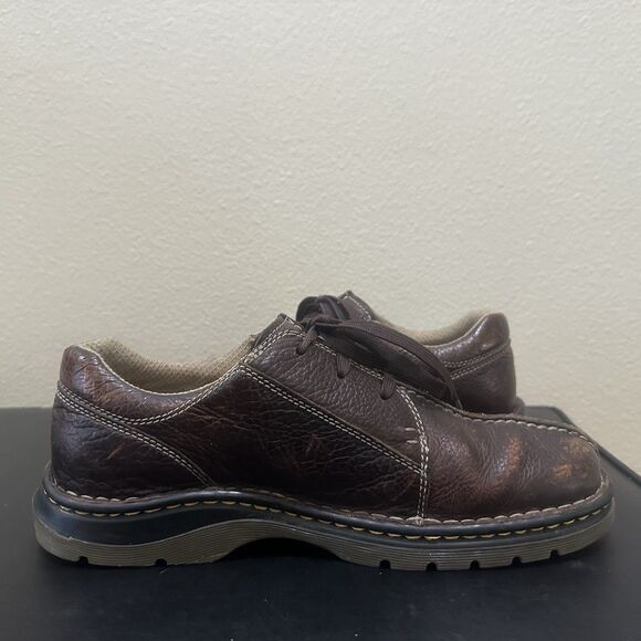 DR MARTENS 11232 BROWN LEATHER CASUAL OXFORD  3 EYELET SHOES SIZE UK10 EU45 - Picture 7 of 12